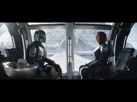 Din & Bo-Katan arrive at Plazir-15 - The Mandalorian Season Three (2023)