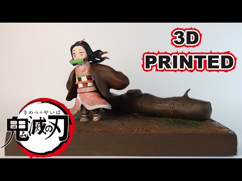 Nezuko Kamado - Demon Slayer | Kimetsu no Yaiba | 3D Printing | Sculpting | Timelapse | Figure