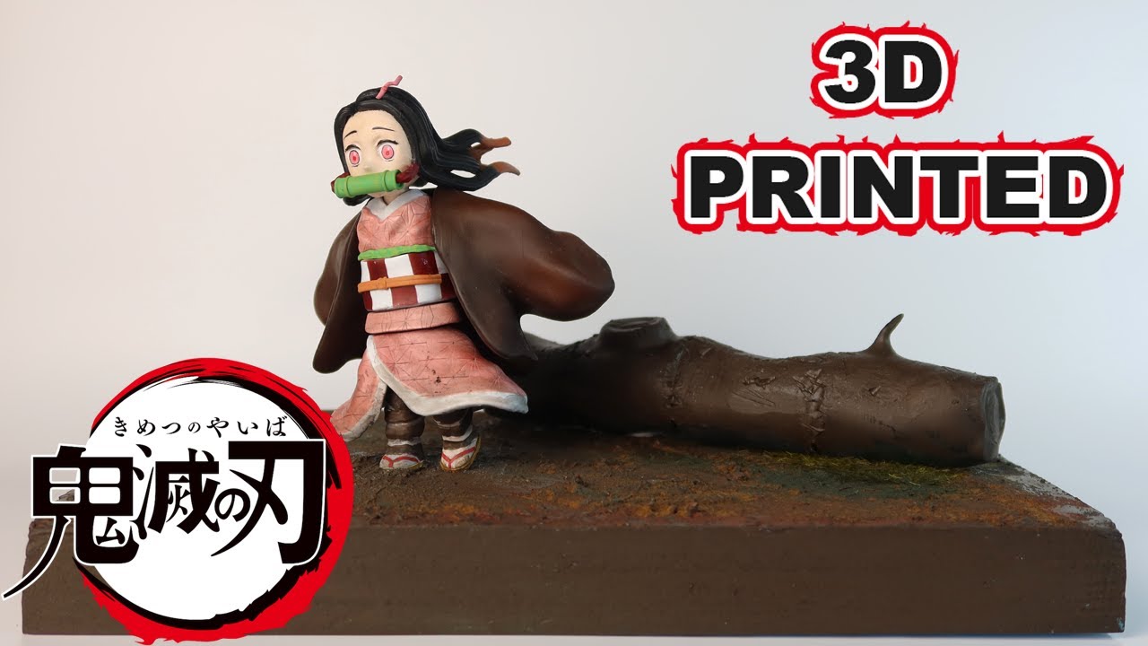Nezuko Kamado - Demon Slayer | Kimetsu no Yaiba | 3D Printing | Sculpting | Timelapse | Figure