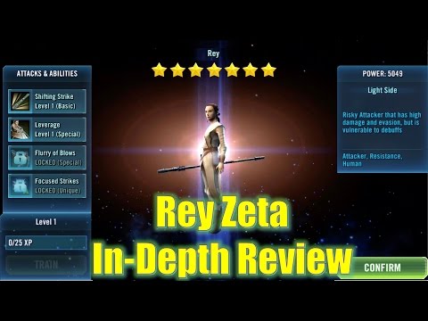 Star Wars Galaxy of Heroes: Rey Zeta In-Depth Review