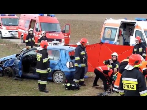 Młody mężczyzna zginął w wypadku koło Byszwałdu