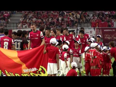 Arsenal Tour 2013 - Day 9/10 - Ryo's goal, Poldi pumps iron