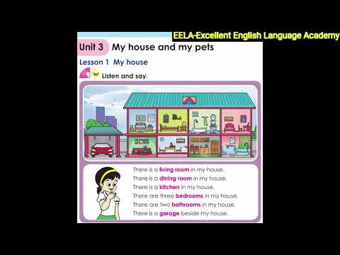 Grade-3,(Unit-3,Lesson-1,My  house) @eela-excellentenglish