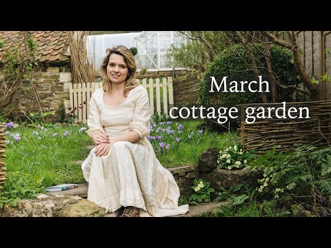 March Cottage Garden Tour - 1000s of Spring Bulbs, Willow Weaving & New Hellebores