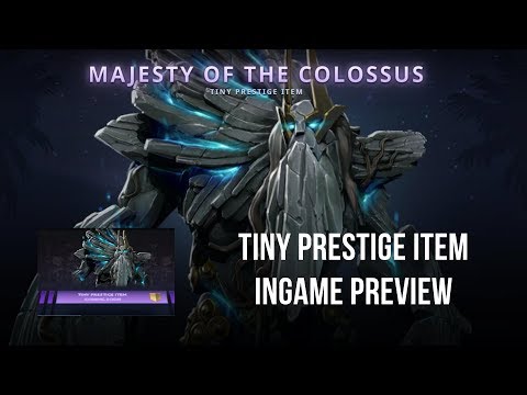 Tiny prestige item first look | Majesty of the colossus | INGAME view