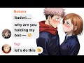 POV WHat If Yuji And Nobara Got Locked In A Bathroom Jujutsu Kaisen IG DM Skit