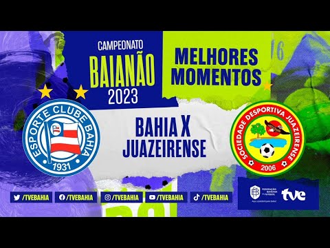 Gols e lances de Bahia x Juazeirense