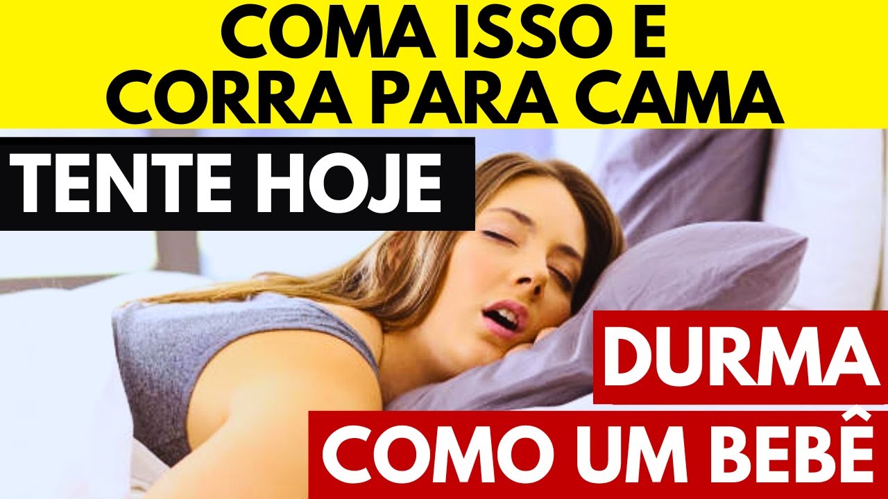 7 alimentos mais fortes que pílulas para dormir