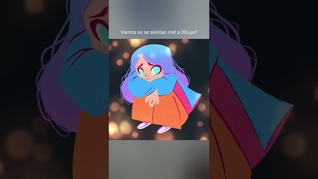 Chica decepciónada o triste - dibujo digital #dibujo  #art #dibujoscreativos #artedigital #drawing