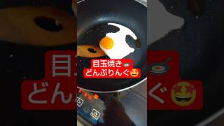【農学修士地獄#お料理 】カレーの思い出を濯ぎ、目玉焼きバカどんぶりんを作り食べた6月25日#貧乏飯 #貧乏生活 #独身中年 #花嫁募集中 。