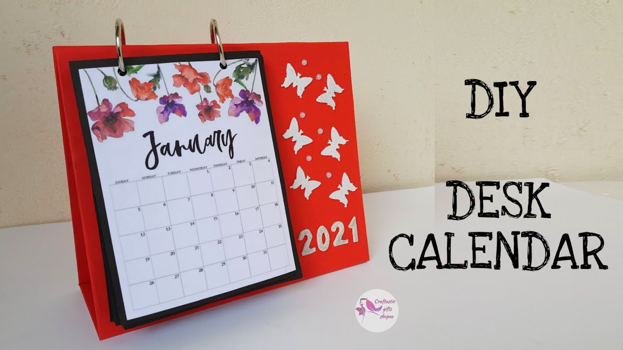 DIY Desk Calendar | How to make Desk Calendar | DIY Calendar | Handmade Calendar | Cute Calendar