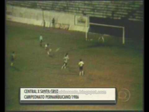 06/07/1986 - Central 2x2 Santa Cruz - Campeonato Pernambucano 1986