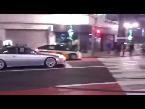 Shibuya drifting donut end up in a super police car chase :P