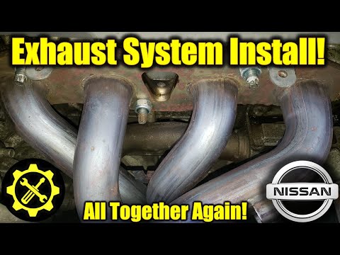 2007 - 2012 Nissan Altima 2.5 Liter - Exhaust Manifold, Catalytic Converter & Mufflers Install!