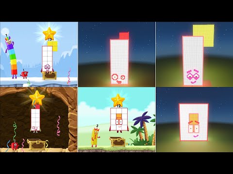 Numberblocks 11 12 13 Magic Run  Adventure Long Vidoe Number Counting Go Explore NUMBERBLOCKS