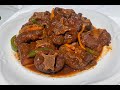 Rabo Guisado/ Oxtail Stew /  Chef Darianny