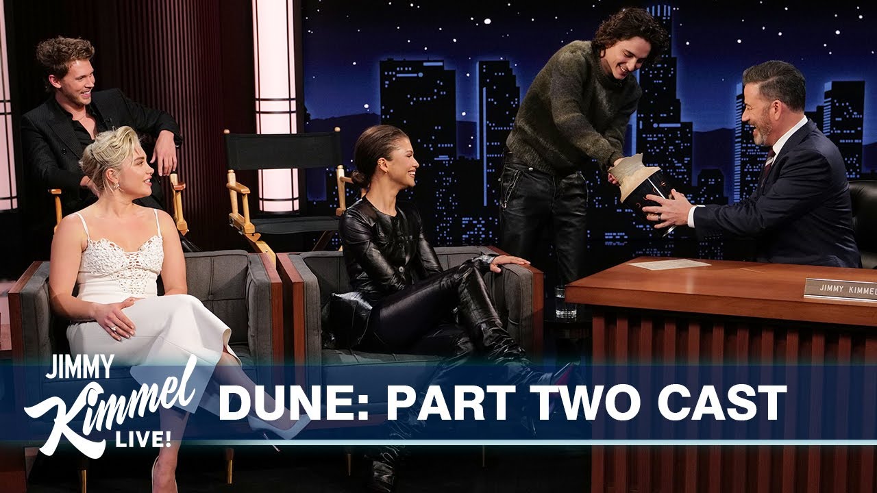 Jimmy Kimmel Interviews Timothée Chalamet, Zendaya, Austin Butler & Florence Pugh thumnail