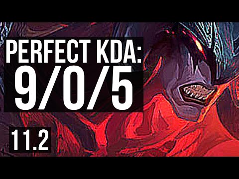 AATROX vs RENEKTON (TOP) | 9/0/5, 69% winrate, Legendary | KR Master | v11.2