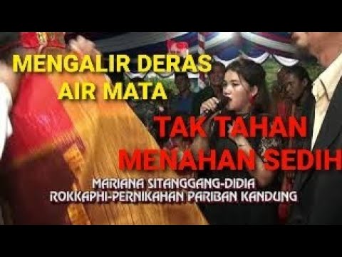 MARIANA SITANGGANG#DIDIA ROKKAP HI#TAK TAHAN MENAHAN AIR MATA DI ACARA PERNIKAHAN PARIBAN KANDUNGNYA