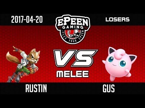 Smash @ TTH - Rustin (Fox) Vs. Gus (Jigglypuff) (Losers Semis) - Melee