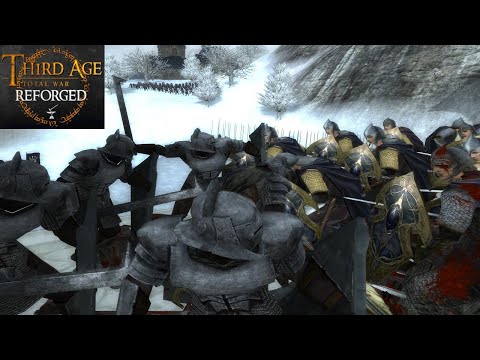 MEN, ELVES AND DWARVES RETAKE THE GREY HAVENS (Siege Battle) - Third Age: Total War (Reforged)