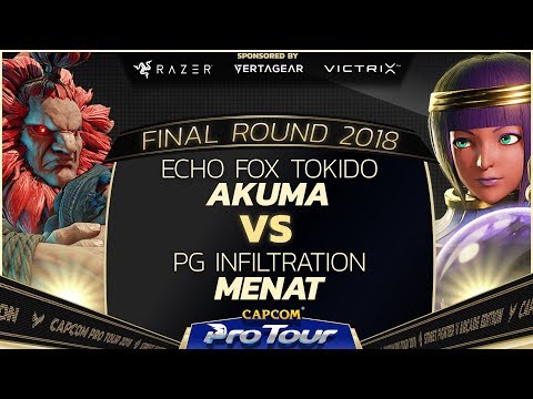 Echo Fox Tokido (Akuma) vs. PG INFILTRATION (Menat) - Winners Finals  - FR 2018 - SFV - CPT 2018