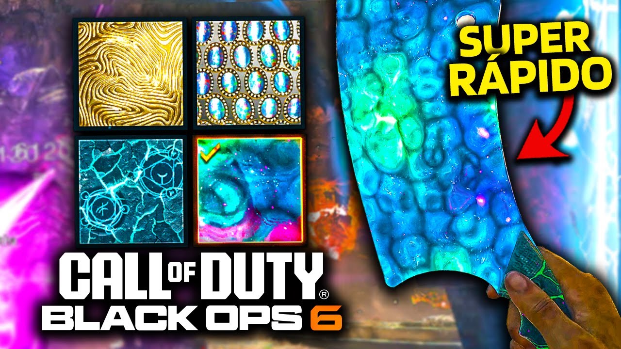 Novo MELHOR MÉTODO para CAMUFLAGENS no ZOMBIES de BLACK OPS 6!!!