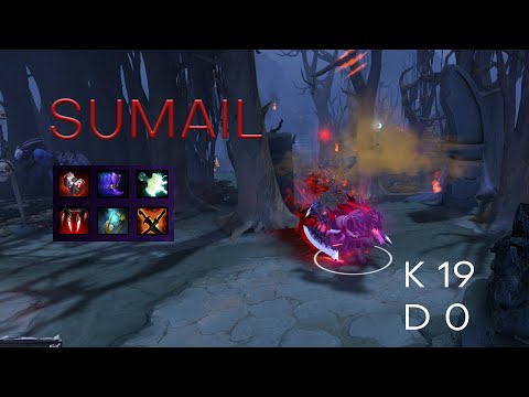 SumaiL - Bloodseeker Zero Death EZ Game Dota 2 Patch 7.23