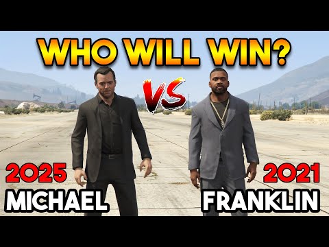 GTA 5 ONLINE : 2025 MICHAEL VS 2021 FRANKLIN (WHO WILL WIN?)