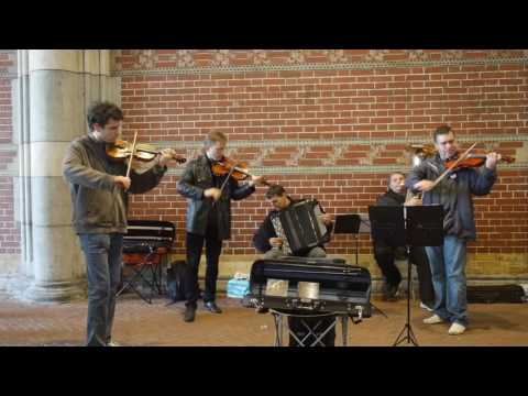 Street Band from Russia Plays Classic Music Rijksmuseum Amsterdam Holland Toccata Sebastian Bach