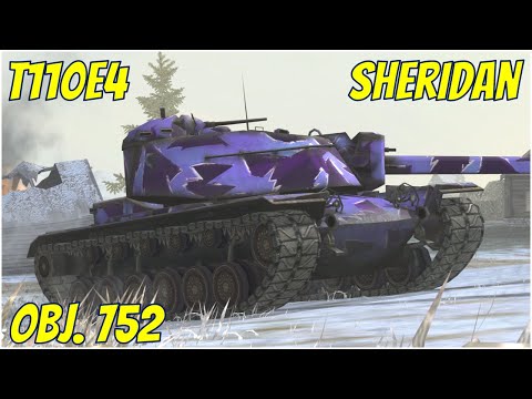 T110E4, Sheridan & Obj. 752 ● WoT Blitz
