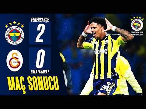 Galatasaray 0-2 Fenerbahçe Maç Özeti | Turkcell Süper Kupa Final Maçı | 10.01.2026