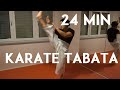 24 Min TABATA Karate Workout Real Time Training TEAM KI