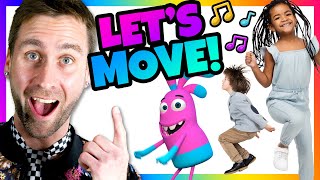 Let's Move! | Dance and Movement Song for Kids | Mooseclumps | Kids Learning Songs