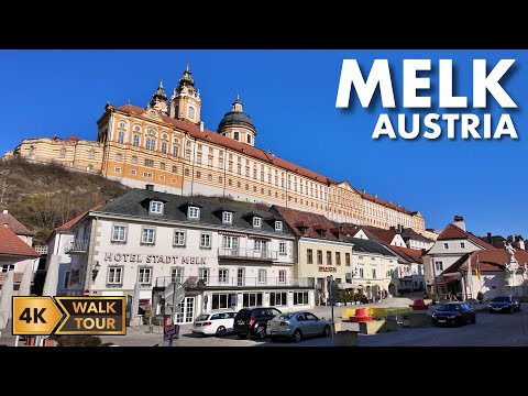 Melk, Austria Walking Tour [4K/60fps]