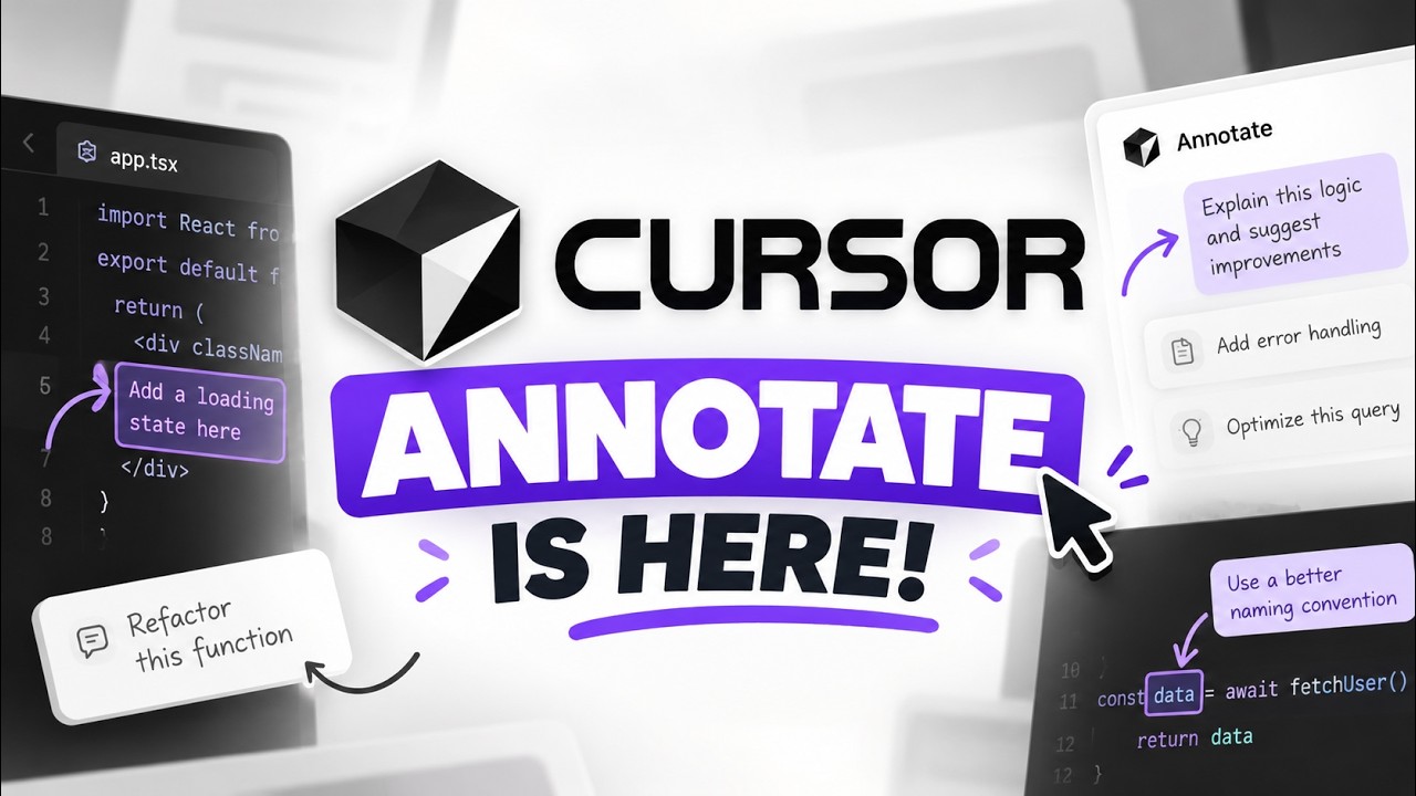 Cursor's New Annotate Feature Is WILD!