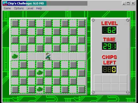 Chip's Challenge 1 Level 62 (Slo Mo) - 282 seconds