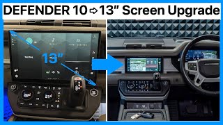 Land Rover Defender L663 Pivi Screen Upgrade from 10" to 13" Retrofit