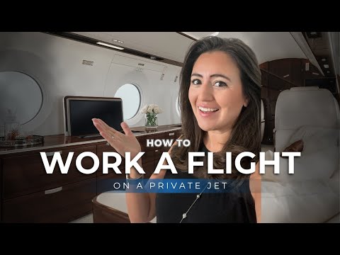 Work a Day on a Private Jet - Flight Attendant