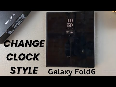 How To Change Always On Display Clock Style On Samsung Galaxy Z Fold 6
