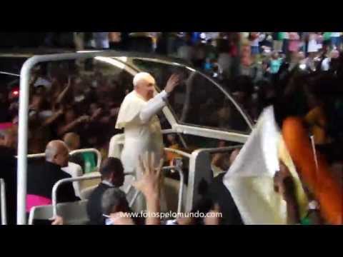 Papa Francisco no centro do Rio de Janeiro - 22/07/2013