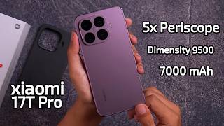 Pro 5x Periscope Zoom xiaomi 17T Pro unboxing