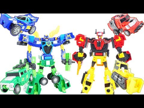 Hello Carbot Transforming Robot Toy Mahapeace Brayroad Epic Battle with T-rex | ToyMoon