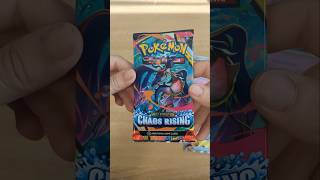Four packs of Chaos Rising - we got lucky with these packs! #pokemon #boosterpacks