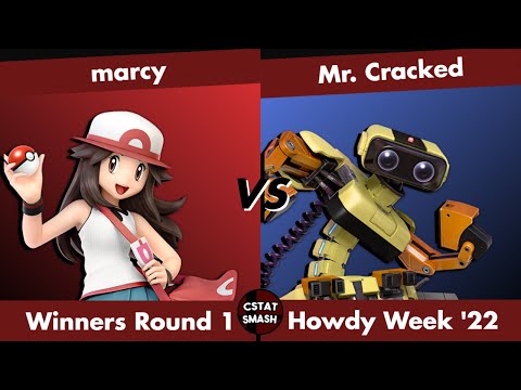 HOWDY WEEK 2022 - marcy (Pokemon Trainer) vs Mr. Cracked (R.O.B.) Pools Super Smash Bros Ultimate