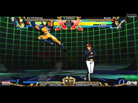 CEO 2014 UMVC3 TOP 8: EG PR BALROG VS BUSBY HD