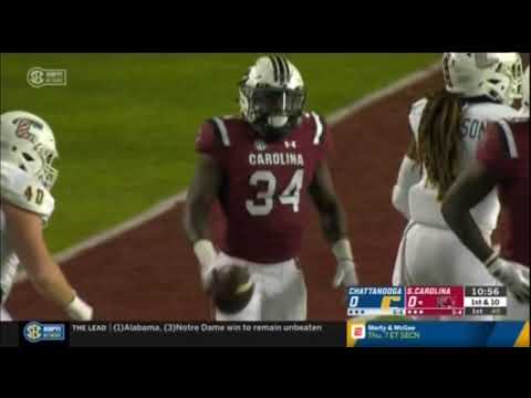 2018 USC vs Chattanooga - Mon Denson 11 Yd Run