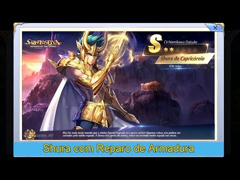 Jogando com o Shura de Capricórnio com Reparo de Armadura (Cloth Repair) | Saint Seiya Awakening