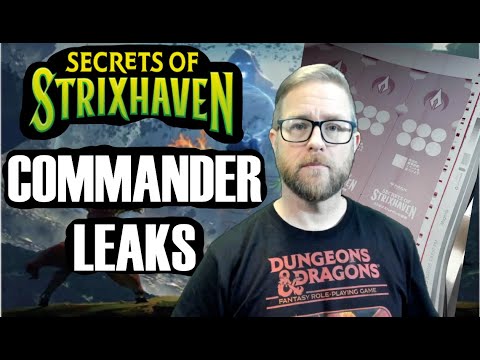 MASSIVE LEAKS: Secrets Of Strixhaven Commander Decks.