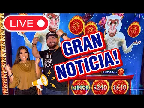 🔴EN VIVO ANUNCIANDO UNA GRAN NOTICIA! MIENTRAS JUGAMOS LOS MEJORES JUEGOS EN EL CASINO